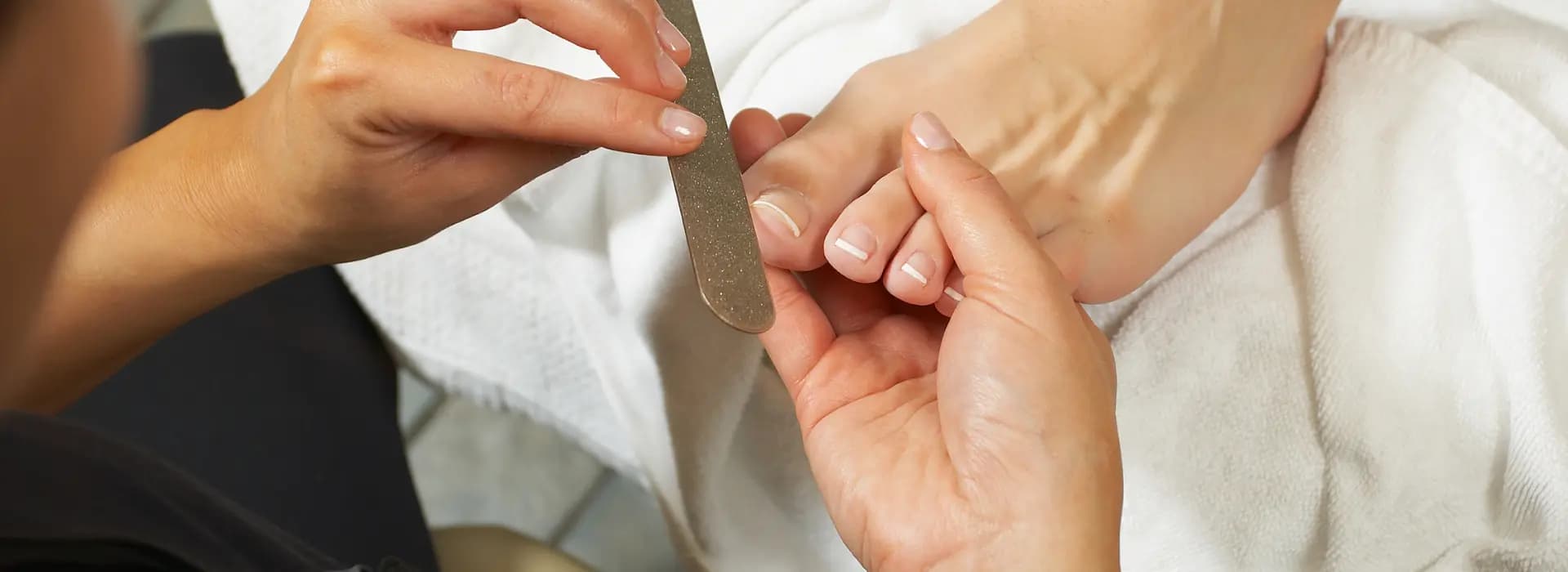 Professional pedicure service